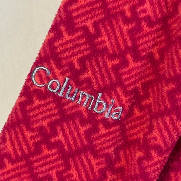 Columbia Women's Red Patterned Pull Over Size M - Picture 5 of 5